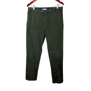 Boglioli green cotton chino pants 32x30